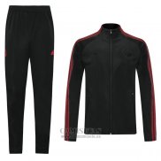 Chandal de Chaqueta del Manchester United 2020-2021 Negro